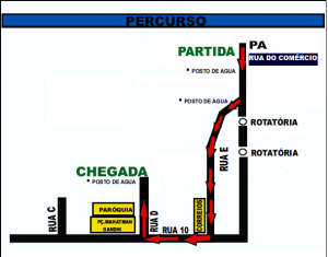 PERCURSO - CAMINHADA DE SÃO SEBASTIÃO