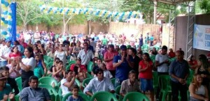 Um bom público participou do encontro e lançamento da pré-candidatura