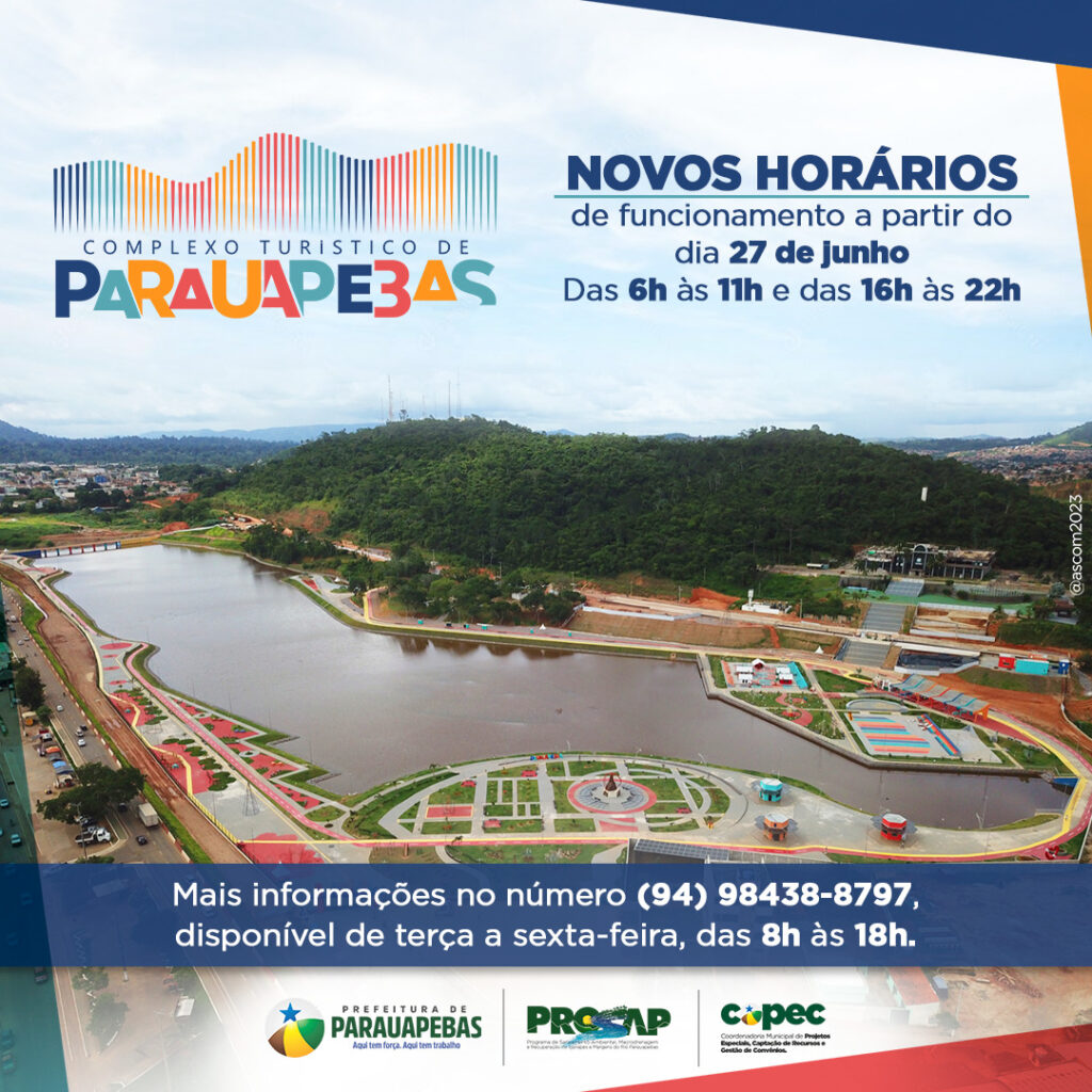 Prefeitura inaugura Complexo Turístico de Parauapebas nesta sexta-feira,  16, a partir das 18h - É do Pebas